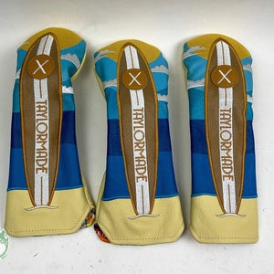 Rare TaylorMade Golf Hybrid Headcover Set of Three 2021 Summer Commemorative