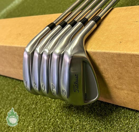 Used RH Titleist T100 4G Forged Irons 7-PW/49* Tour 120g X-Stiff Steel Golf Set