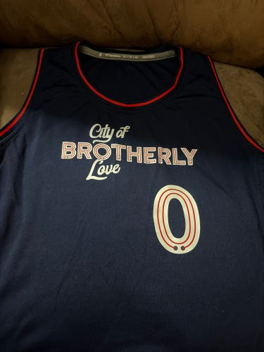 Tyrese Maxey XL Kids Unisex Jersey (Used)