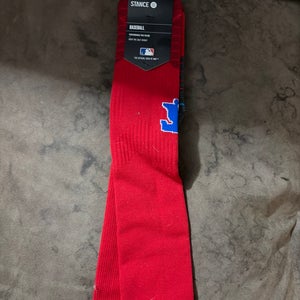 Red Men's Large Stance Socks (New)