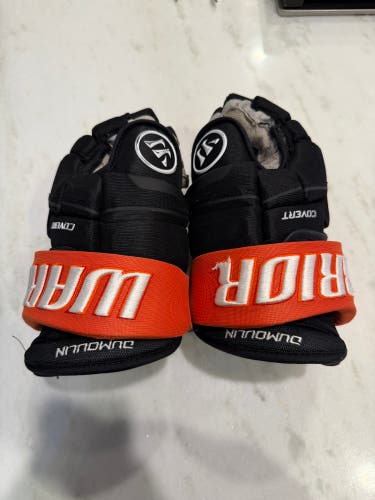 Anaheim Ducks Pro Stock Warrior QRE Pro gloves
