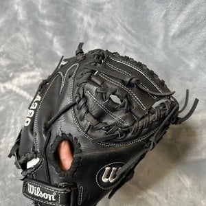 Black Wilson A360 RH Catcher's Baseball Glove 31.5" (Used)
