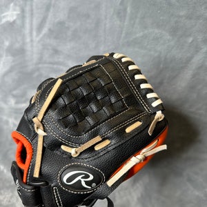 Black Rawlings Players Series RH Pitcher's Baseball Glove 10.5" (Used)