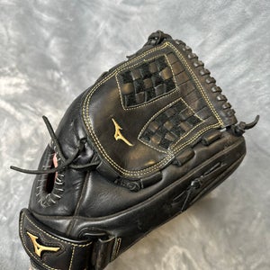 Black Mizuno MVP Prime RH Softball Glove 12.5" (Used)