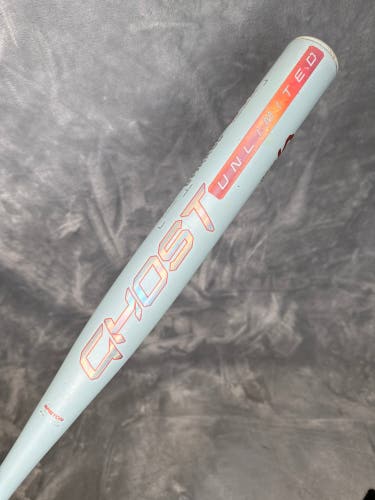 Blue 2025 Easton Ghost Unlimited Composite Bat (-10) Composite 21 oz 31" (Used)