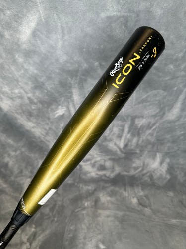 2023 Rawlings Icon Composite Bat BBCOR Certified (-3) Composite 29 oz 32" (Used)