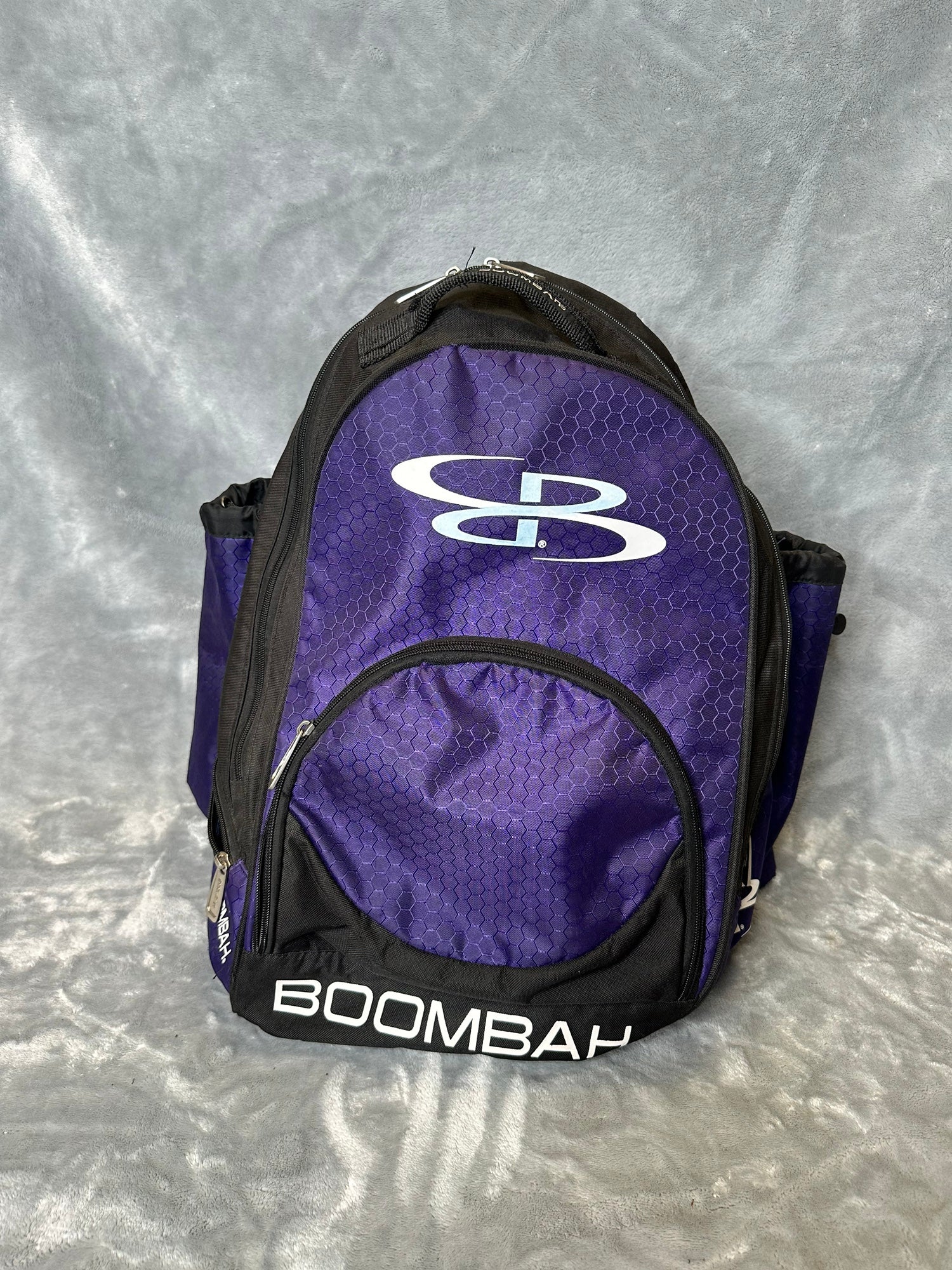 Boombah Superpack Softball Bag Bat BackPack purple Boombah Superpack Rolling Bat Bag (Purple Digi-Camo  main image 3