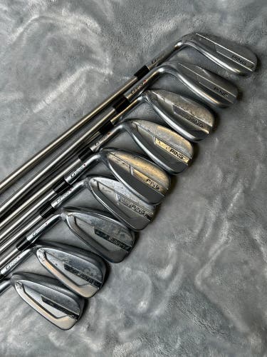 Men's Other Iron Set Left Hand Regular Flex Steel Shaft (Used)