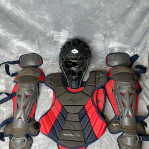 Blue Adult Mizuno Samurai Catcher's Combo (Used)