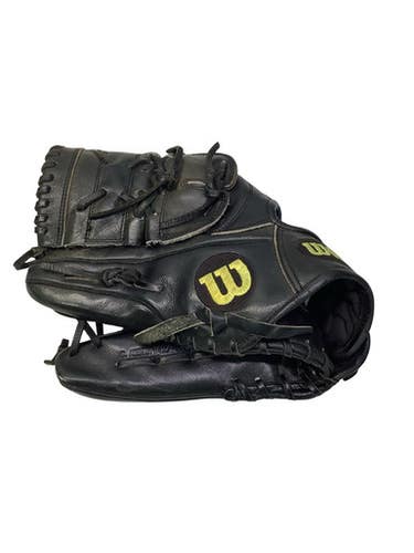 Used Wilson A2000 CK22 GM PRO STOCK BB/SB Glove LH Throw Black 11 3/4" 11347-S000264620