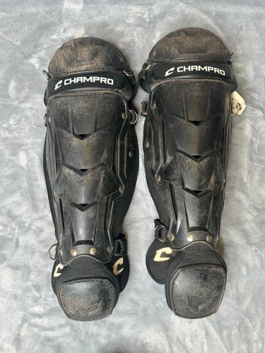 Black Youth Champro Catcher's Leg Guard (Used)