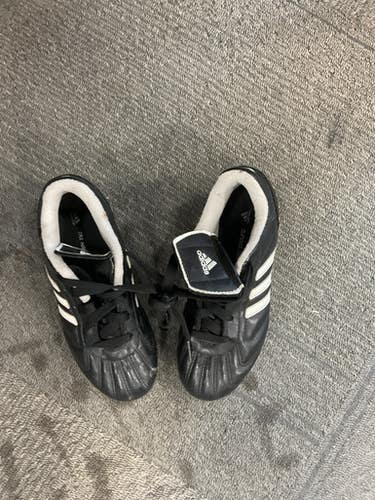 Used Adidas TRX HARD GROUND Soccer Cleats Black Junior 01 11614-S000231553