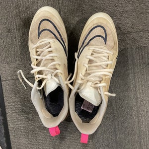 Used Nike LAX Cleats Mens White Senior 11.5 11614-S000231538