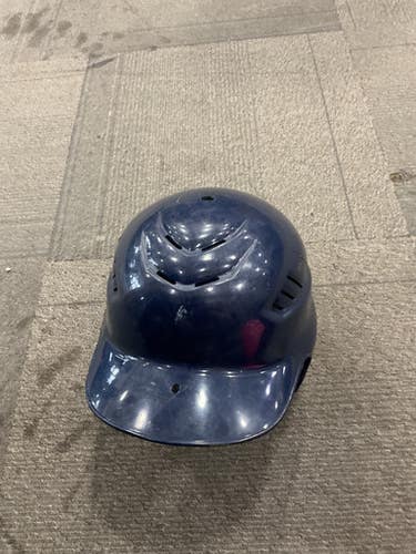 Used Rawlings BASEBALL HELMET Batting Helmet No Mask Navy Blue One Size 11614-S000231610