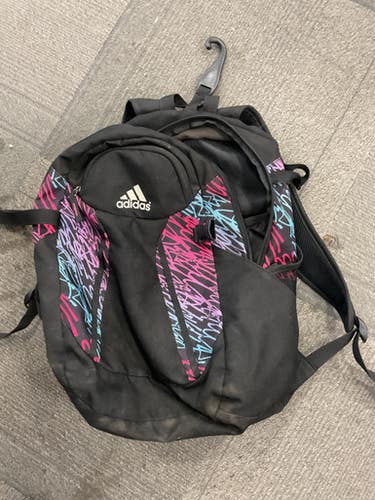 Used Adidas SOFTBALL BAG BB/SB Player Backpack Black 11614-S000231613