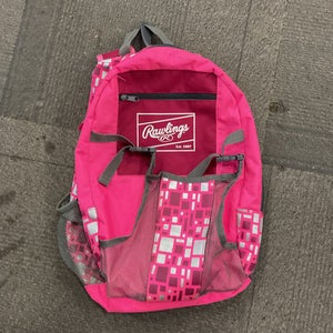 Used Rawlings BACKPACK BB/SB Player Backpack Pink 11614-S000231611