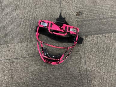 Used Schutt DEFENSIVE MASK BB/SB Fielders Mask Pink MD 11614-S000231604