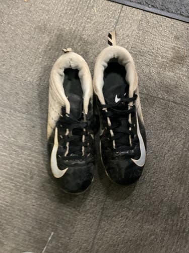 Used Nike VAPOR BB CLEATS BB/SB Cleats Black Junior 05 11614-S000231587