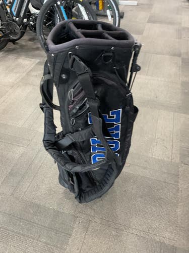 Used Nike DUKE 5 WAY STAND BAG Mens Stand Bag Black 11614-S000231582