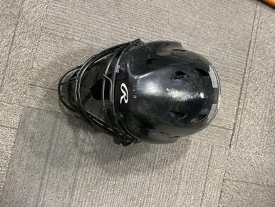 Used Rawlings CF Catchers Helmet w/Mask Black Fits all 11614-S000231566