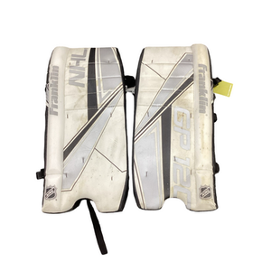 Used Franklin GP 120 Goalie Leg Pads Senior White 26" 11613-S000177687