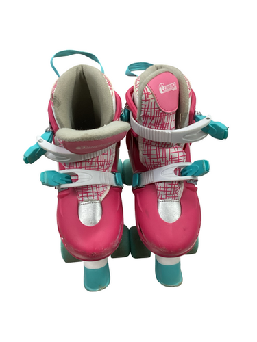 Used Chicago ADJ 1-4 Junior Roller Quad Skates Pink Adjustable 11613-S000177537