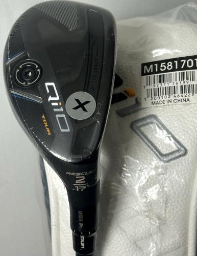TaylorMade Qi10 Tour Rescue 2-Hybrid 2H 17* Tensei AV Limited X-Flex RH NEW
