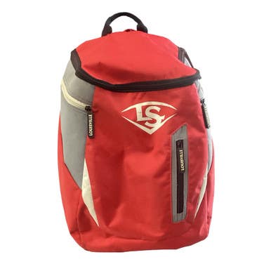 Used Louisville Slugger BACKPACK BB/SB Player Backpack Red 11760-S000088472