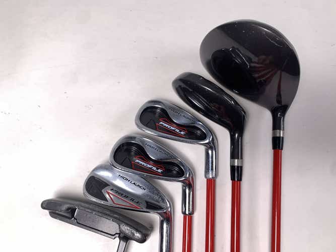 Wilson Profile Club Set Driver 5H Long Iron Short Iron Wedge Putter Youth Junior