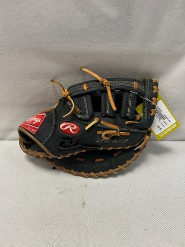 Used Rawlings RENEGADE BB/SB First Base RH Throw Black 12 1/2" 11490-S000269200