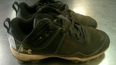 Used Under Armour CLEAT BB/SB Cleats Black Junior 03.5 11868-S000067797