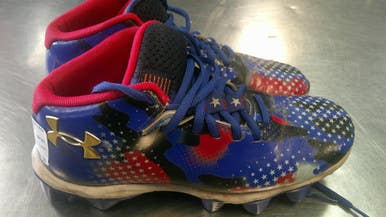 Used Under Armour CLEAT BB/SB Cleats Royal Blue Junior 05 11868-S000067776