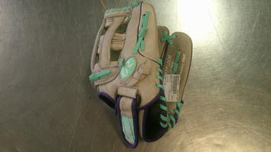 Used Rawlings FASTPITCH RH Throw Fastpitch Gloves Grey 12" 11868-S000067745