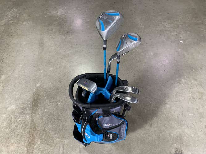 US Kids Ultralight 48" Club Set Driver FW 6 Iron 8 Iron PW Putter Youth Junior