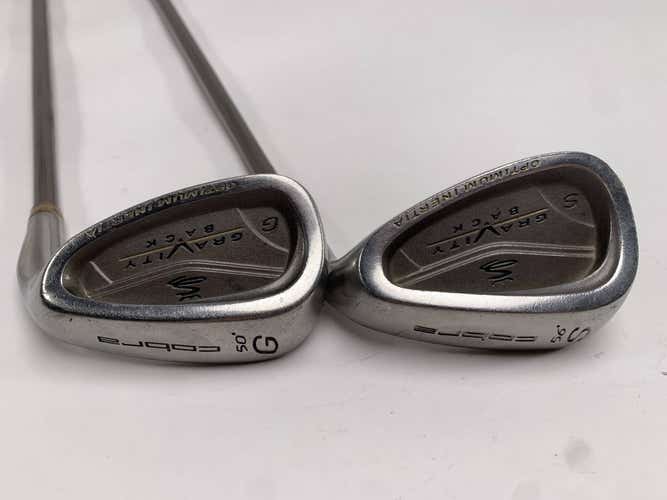 Cobra Gravity Back Gap & Sand Wedge Set 50* 56* Ladies Graphite Womens RH