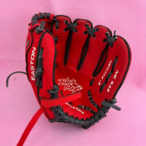 Easton Black Magic Series ETX 9N RHT Baseball Glove 9" ADD ON