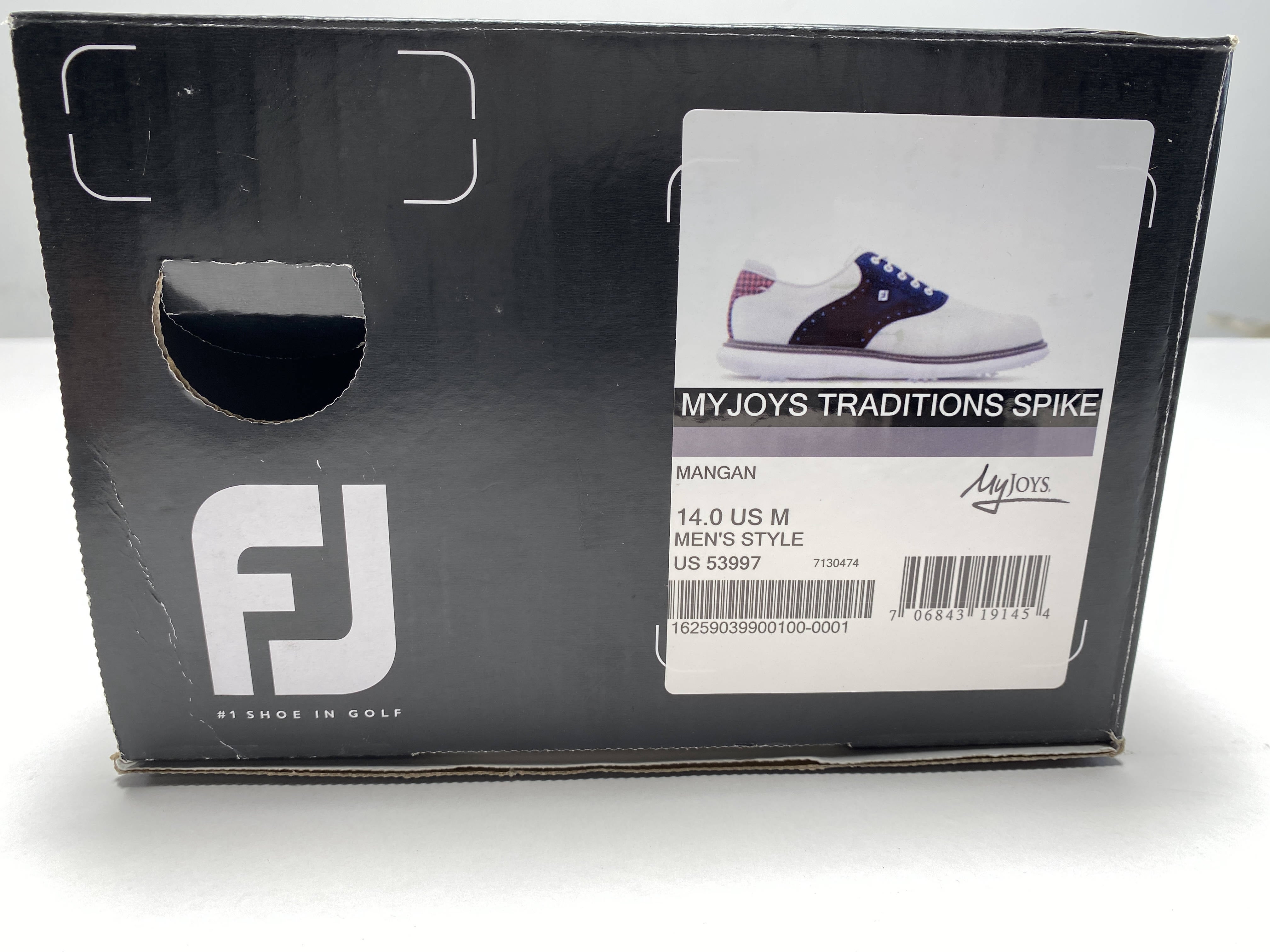 MyJoys Custom Traditions Spike Men\'s Shoes Foot Joy Golf Shoes. MyJoys Pro Sl Men Spikelss BOA. Size  main image 2