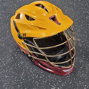 Used Cascade R Lacrosse Helmet Gold One Size 11849-S000037184