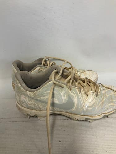 Used Nike AIR SOFTBALL WOMENS BB/SB Cleats White Senior 8 11823-S000037379