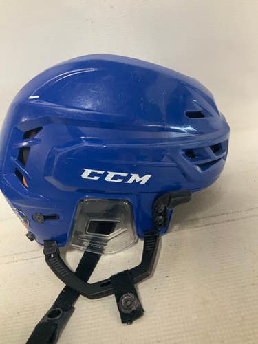 Used CCM TACKS 710 Hockey Helmet Only Royal Blue MD 11823-S000037377