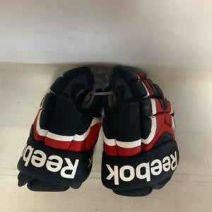 Used Reebok 5K Junior Gloves White/Black/Red 11" 11823-S000037366