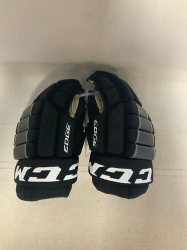 Used CCM EDGE Junior Gloves Black 11" 11823-S000037364