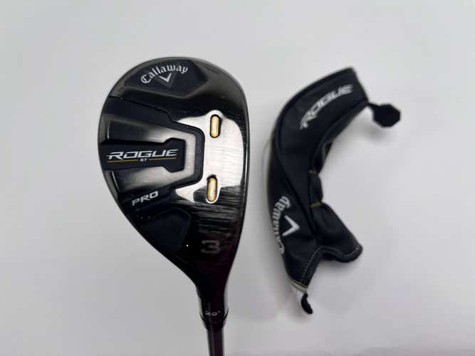 Callaway Rogue ST Pro 3 Hybrid 20* AeroTech SteelFiber fc75 F3 Regular RH HC