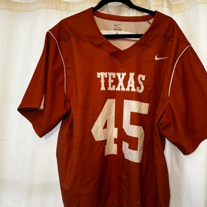 Texas Longhorns Lacrosse Orange Large Men's Nike Jersey (New)