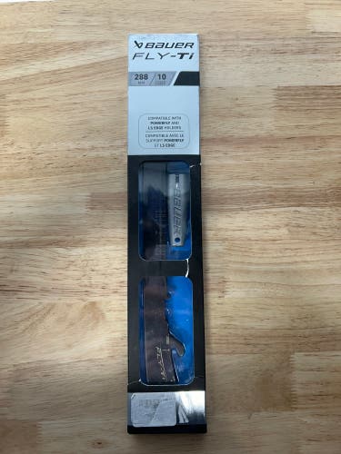 Bauer FLY-TI 288mm NHL Pro Stock Skate Blades / Runners New