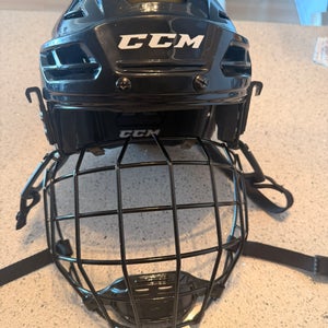 Small CCM Tacks 310 Helmet (Used) combo with cage