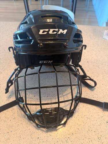 Small CCM Tacks 310 Helmet (Used) combo with cage