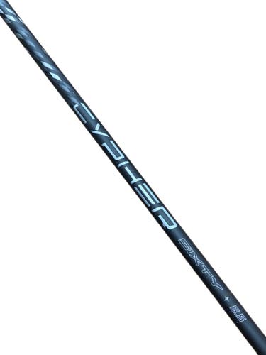 Cypher Shaft 60 5.5 R Flex Graphite Shaft New Grip 37.5”