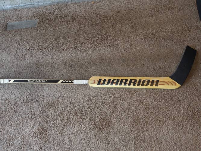Senior Warrior Swagger Full Right Goalie Stick 25" Paddle (Used)