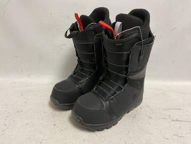 Used Burton MOTO Mens Snowboard Boots Black Senior 9.5 11855-S000199748